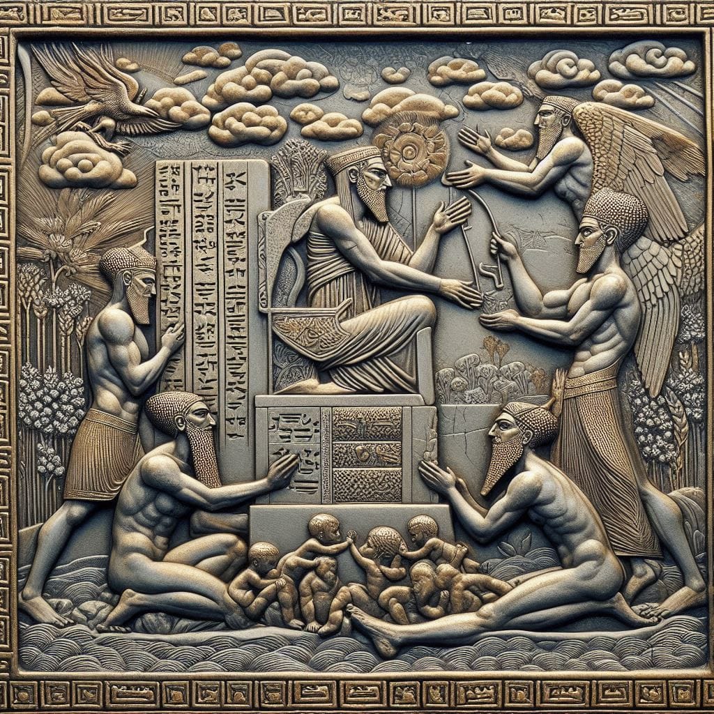 The Seven Tablets - Marduk’s Divine Blueprint: The Creation of Man in the Sixth Tablet