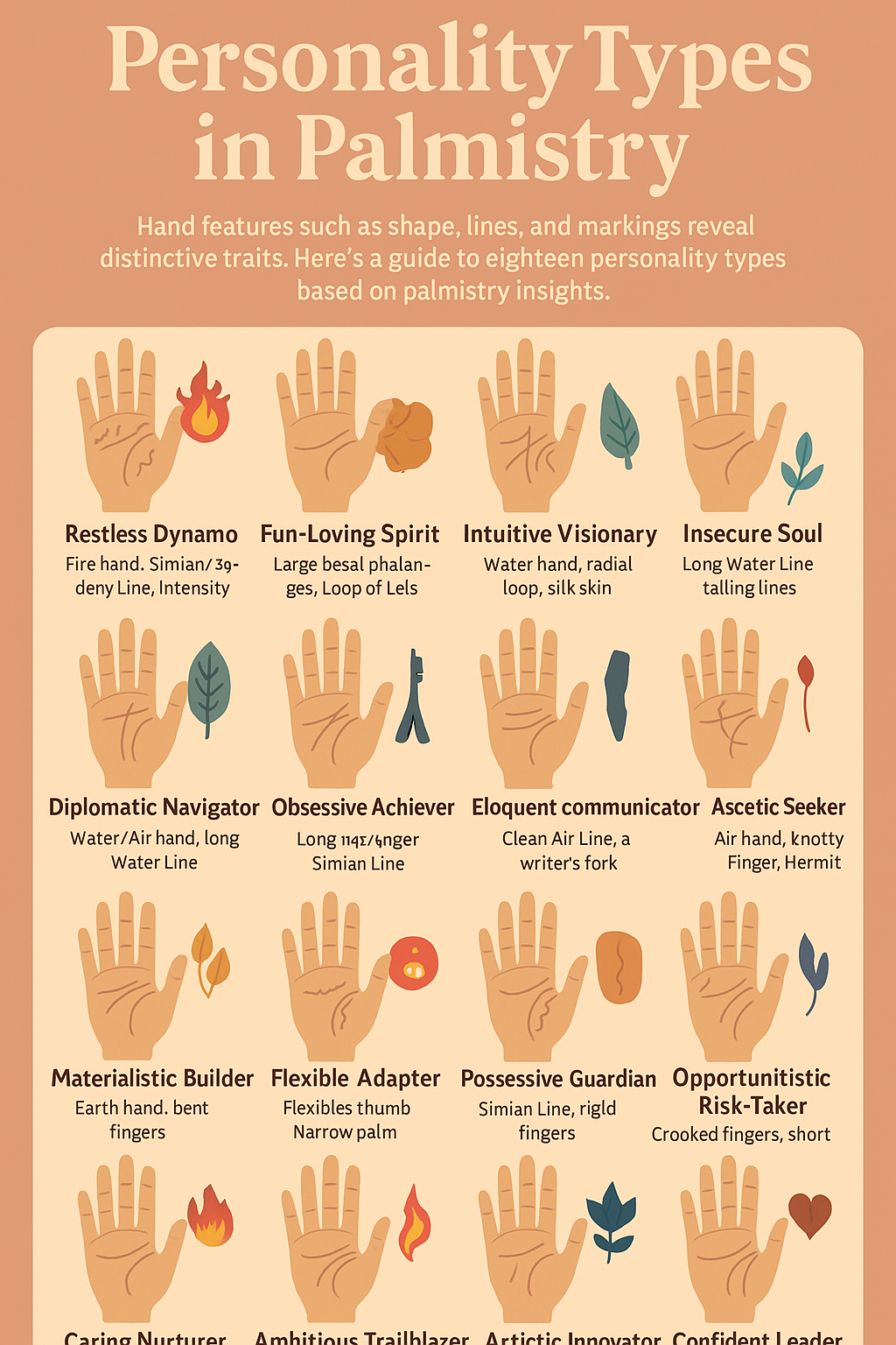 Personality Types in Palmistry: What Your Hands Reveal About You