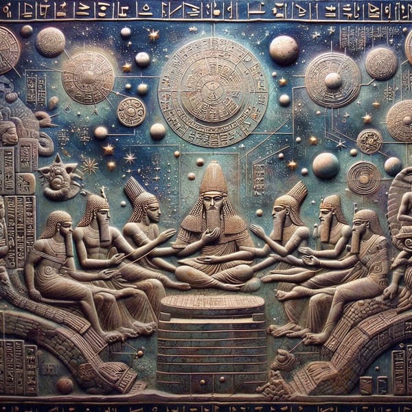 The Seven Tablets - Marduk’s Celestial Architecture: The Fifth Tablet of the Enuma Elish