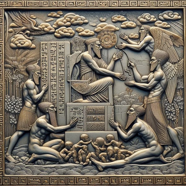 The Seven Tablets - Marduk’s Divine Blueprint: The Creation of Man in the Sixth Tablet