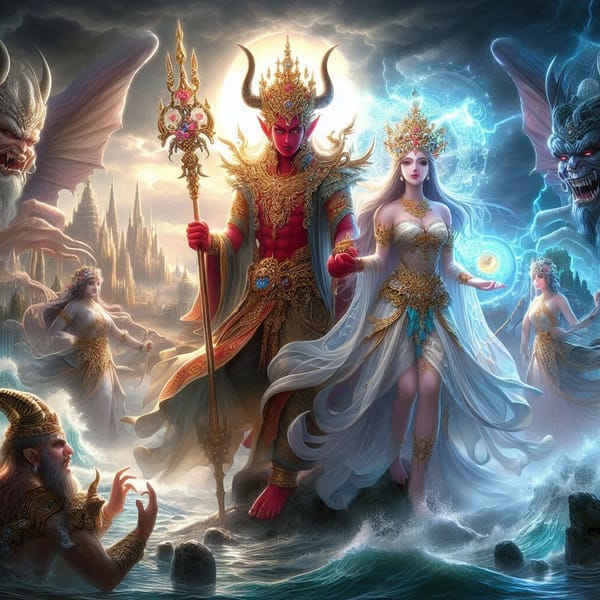 The Princess and the Demon: A Tale of Divine Healing and Fate