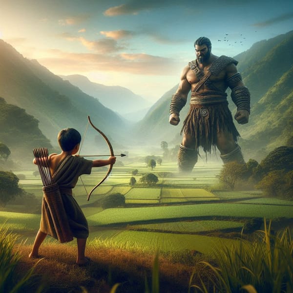 David and Goliath: The Boy Who Defeated a Giant