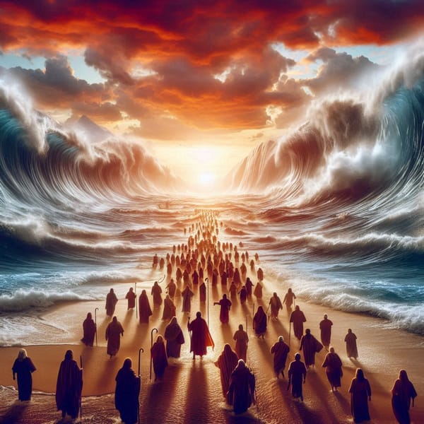 The Story of The Exodus and the Parting of the Red Sea (Exodus 14)