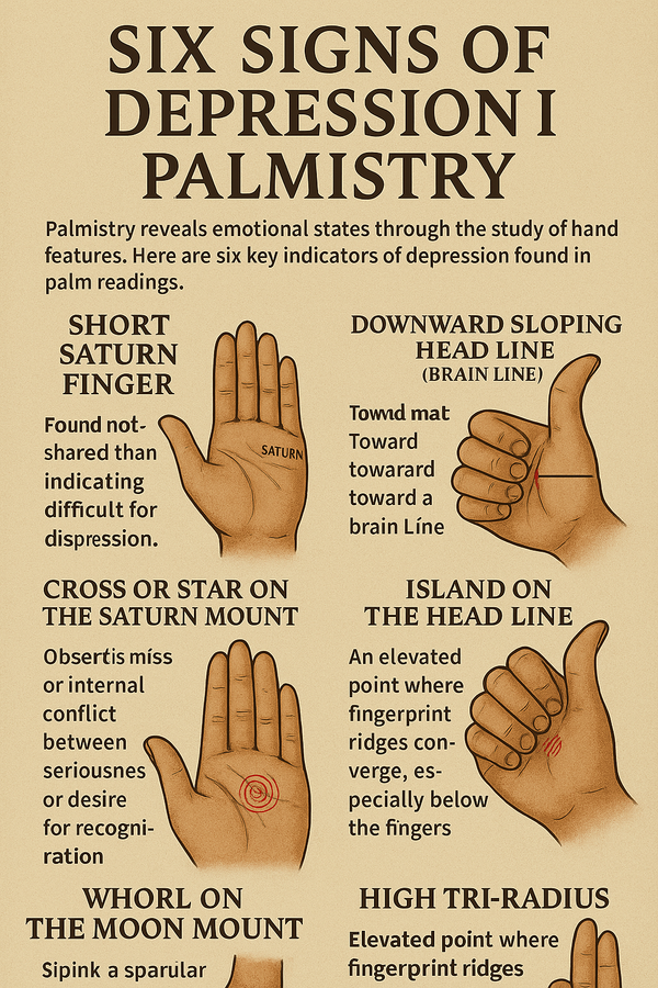 Primary Indicators of Depression in Palmistry