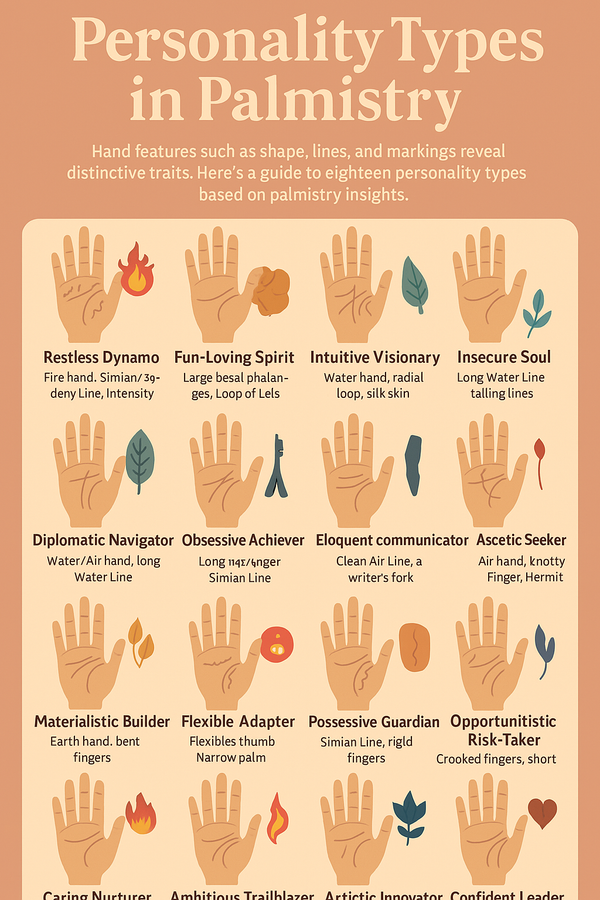 Personality Types in Palmistry: What Your Hands Reveal About You